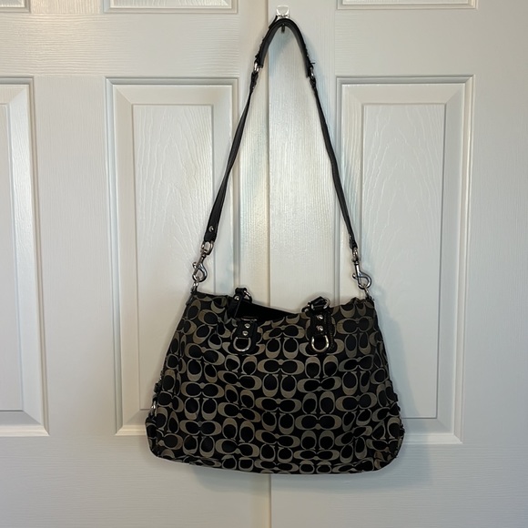 COACH Monogram Black Satchel, Authentic, great condition - Picture 7 of 10